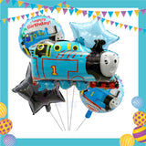 ParteeTime Kids Thomas Birthday Party Decoration 5pcs Set Foil Balloon Set Belon Sambutan Parti Hari Jadi Kanak-Kanak