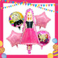 ParteeTime Kids Birthday Party Celebration Decoration Set Barbie 4 in 1 Hiasan Majlis Sambutan Hari Jadi Kanak-Kanak