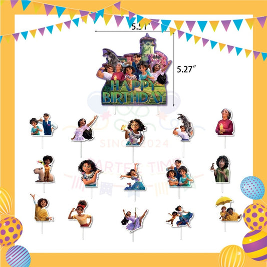 ParteeTime Kids Birthday Party Celebration Decoration Set Encanto 4 in 1 Majlis Sambutan Hari Jadi Kanak-Kanak