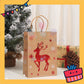 ParteeTime Birthday Kids 1pcs Christmas Party Favor Gift Bags with Handle Paper Bag Doorgift Packaging Goodies Bag Gift
