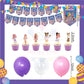 ParteeTime Kids Birthday Party Celebration Decoration Set Roblox Girl 4 in 1 Majlis Sambutan Hari Jadi Kanak-Kanak