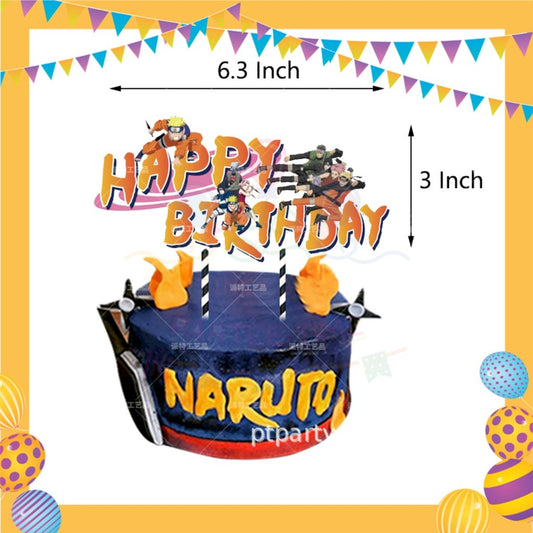 ParteeTime Kids Birthday Party Celebration Decoration Set Naruto 4 in 1 Majlis Sambutan Hari Jadi Kanak-Kanak