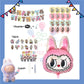 ParteeTime Kids Birthday Party Celebration Decoration Set Labubu 4 in 1 Banner Balloon Cake Cupcake Topper