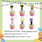 ParteeTime Kids Sprunki Theme Decorations Birthday Party Supplies Banners Backdrop Set Hiasan Hari Jadi Kanak-Kanak