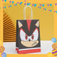 ParteeTime Birthday Kids 1pcs Sonic Party Favor Gift Bags with Handle Paper Bag Doorgift Packaging Goodies Bag