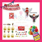 ParteeTime Kids Birthday Party Celebration Decoration Set Roblox Red 4 in 1 Hiasan Majlis Sambutan Hari Jadi Kanak-Kanak
