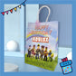 ParteeTime Birthday Kids 1pcs Roblox Party Favor Gift Bags with Handle Paper Bag Doorgift Packaging Goodies Bag Gift