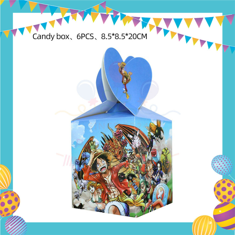 ParteeTime Kids One Piece Birthday Theme Decorations Party Balloon Banners Hang Swirls Backdrop Tablecloth Cake Topper