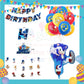 ParteeTime Kids Birthday Party Celebration Decoration Set New Sonic 4 in 1 Hiasan Majlis Sambutan Hari Jadi Kanak-Kanak