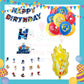 ParteeTime Kids Birthday Party Celebration Decoration Set New Sonic 4 in 1 Hiasan Majlis Sambutan Hari Jadi Kanak-Kanak