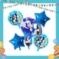 ParteeTime Kids Birthday Party Celebration Decoration Set New Sonic 4 in 1 Hiasan Majlis Sambutan Hari Jadi Kanak-Kanak