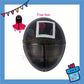 ParteeTime Kids Adult Costume Cosplay Jumpsuit Square Round Triangle Mask Full Halloween Baju Kostume Kanak-Kanak