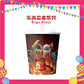 ParteeTime Kids Ninjago Theme Decorations Birthday Party Supplies Banners Backdrop Set Hiasan Hari Jadi Kanak-Kanak