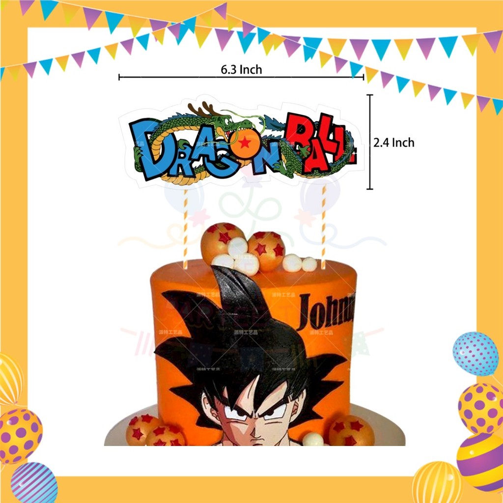 ParteeTime Kids Birthday Party Celebration Decoration Set Dragon Ball Goku 4 in 1 Majlis Sambutan Hari Jadi Kanak-Kanak