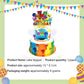 ParteeTime Kids Sprunki Theme Decorations Birthday Party Supplies Banners Backdrop Set Hiasan Hari Jadi Kanak-Kanak