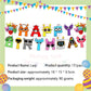 ParteeTime Kids Sprunki Theme Decorations Birthday Party Supplies Banners Backdrop Set Hiasan Hari Jadi Kanak-Kanak