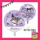 ParteeTime Kids Cute Cartoon Themed Foil Balloon Birthday Party Decoration Foil Belon Tema Kartun Parti Hari Jadi Hiasan