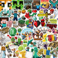 ParteeTime Kids 50pcs 100pcs Cute Cartoon Waterproof Vinyl Sticker for Water Bottle Laptops Computer Desk Helmet Bicycle
