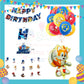 ParteeTime Kids Birthday Party Celebration Decoration Set New Sonic 4 in 1 Hiasan Majlis Sambutan Hari Jadi Kanak-Kanak