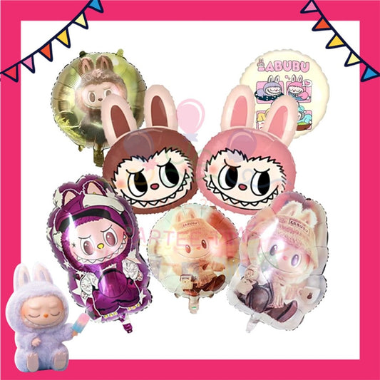 ParteeTime Kids Cute Character Blind Box Star Favour Foil Balloon Birthday Party Decoration Belon Tema Parti Hari Jadi