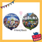 ParteeTime Kids Spd Blaze Baby Shark Themed Foil Balloon Birthday Party Decoration Tema Foil Belon Hari Jadi Hiasan