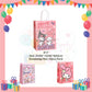ParteeTime Kids Birthday Party Celebration Decoration Set Melody 4 in 1 Banner Balloon Cupcake Topper Parti Hari Jadi