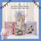 ParteeTime Kids Birthday Party Celebration Decoration Set Labubu 4 in 1 Banner Balloon Cake Cupcake Topper