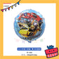 ParteeTime Kids Spd Blaze Baby Shark Themed Foil Balloon Birthday Party Decoration Tema Foil Belon Hari Jadi Hiasan