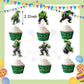ParteeTime Kids Birthday Party Celebration Decoration Set Hulk 4 in 1 Majlis Sambutan Hiasan Hari Jadi Kanak-Kanak