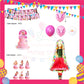 ParteeTime Kids Birthday Party Celebration Decoration Set Barbie 4 in 1 Hiasan Majlis Sambutan Hari Jadi Kanak-Kanak