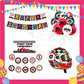 ParteeTime Kids Birthday Party Celebration Decoration Set Racing Car 4 in 1 Majlis Sambutan Hari Jadi Kanak-Kanak