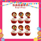 ParteeTime Kids Ninjago Theme Decorations Birthday Party Supplies Banners Backdrop Set Hiasan Hari Jadi Kanak-Kanak