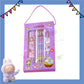 Parteetime Kids Labubu Handheld Boxed Cartoon Stationery Set Pencil Ruler Eraser Stationery Gift Box