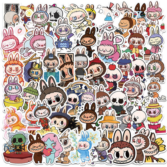 ParteeTime Kids 50pcs 100pcs Cute Cartoon Waterproof Vinyl Sticker for Water Bottle Laptops Computer Desk Helmet Bicycle