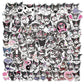 ParteeTime Kids 50pcs 100pcs Cute Cartoon Waterproof Vinyl Sticker for Water Bottle Laptops Computer Desk Helmet Bicycle