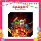 ParteeTime Kids Ninjago Theme Decorations Birthday Party Supplies Banners Backdrop Set Hiasan Hari Jadi Kanak-Kanak