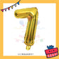 ParteeTime Gold Digital Foil Ballon 16 Inch 0 Number Balloon Birthday Party Foil Balloons Vibrant Shiny Decorations