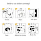 ParteeTime Kids 50pcs 100pcs Cute Cartoon Waterproof Vinyl Sticker for Water Bottle Laptops Computer Desk Helmet Bicycle