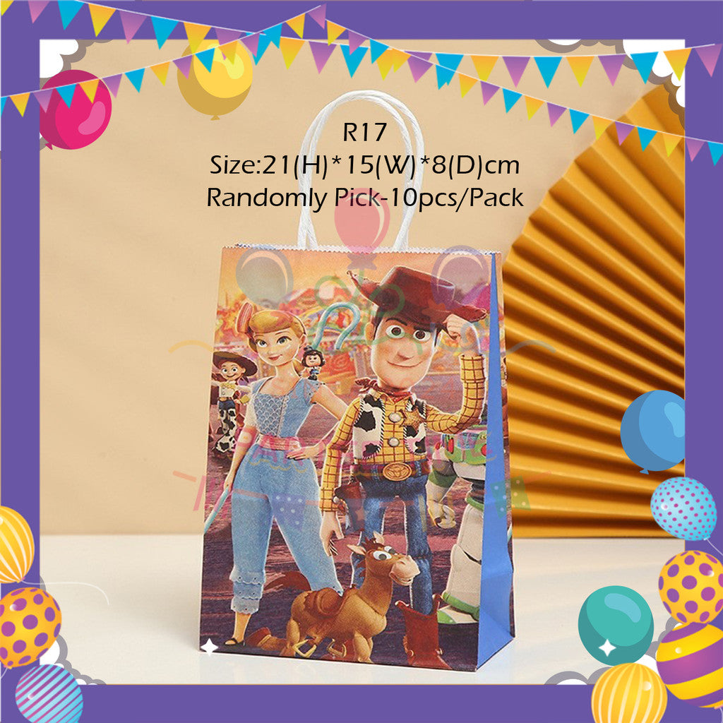 ParteeTime Kid Birthday Party Celebration Decoration Set Buzz 4 in 1 Banner Balloon Cake Cupcake Topper Majlis Hari Jadi