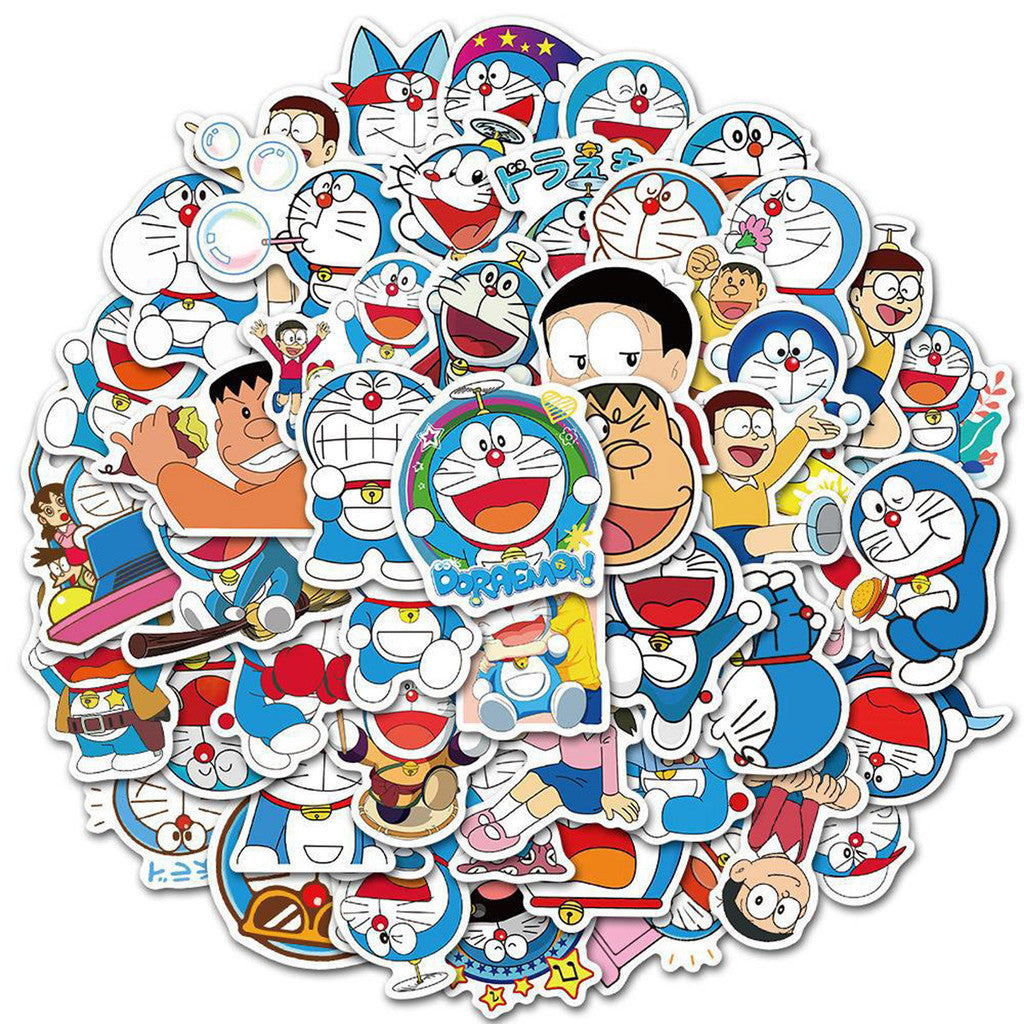 ParteeTime Kids 50pcs 100pcs Cute Cartoon Waterproof Vinyl Sticker for Water Bottle Laptops Computer Desk Helmet Bicycle