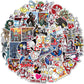 ParteeTime Kids 50pcs 100pcs Cute Cartoon Waterproof Vinyl Sticker for Water Bottle Laptops Computer Desk Helmet Bicycle