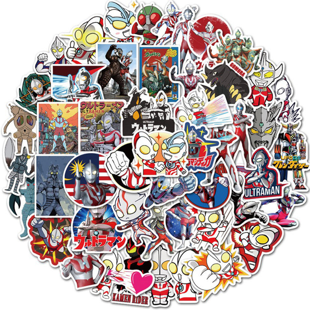 ParteeTime Kids 50pcs 100pcs Cute Cartoon Waterproof Vinyl Sticker for Water Bottle Laptops Computer Desk Helmet Bicycle