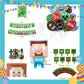 ParteeTime Kids Birthday Party Celebration Decoration Set Minecraft Steve 4 in 1 Majlis Sambutan Hari Jadi Kanak-Kanak