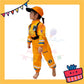 ParteeTime Kids Astronaut Children Boy Girl Kid Costume Halloween Nasa Cosplay Pilot White Orange Jumpsuit Spaceman