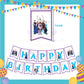ParteeTime Kids Birthday Party Celebration Decoration Set Princess Anna Elsa 4 in 1 Majlis Sambutan Hari Jadi Kanak