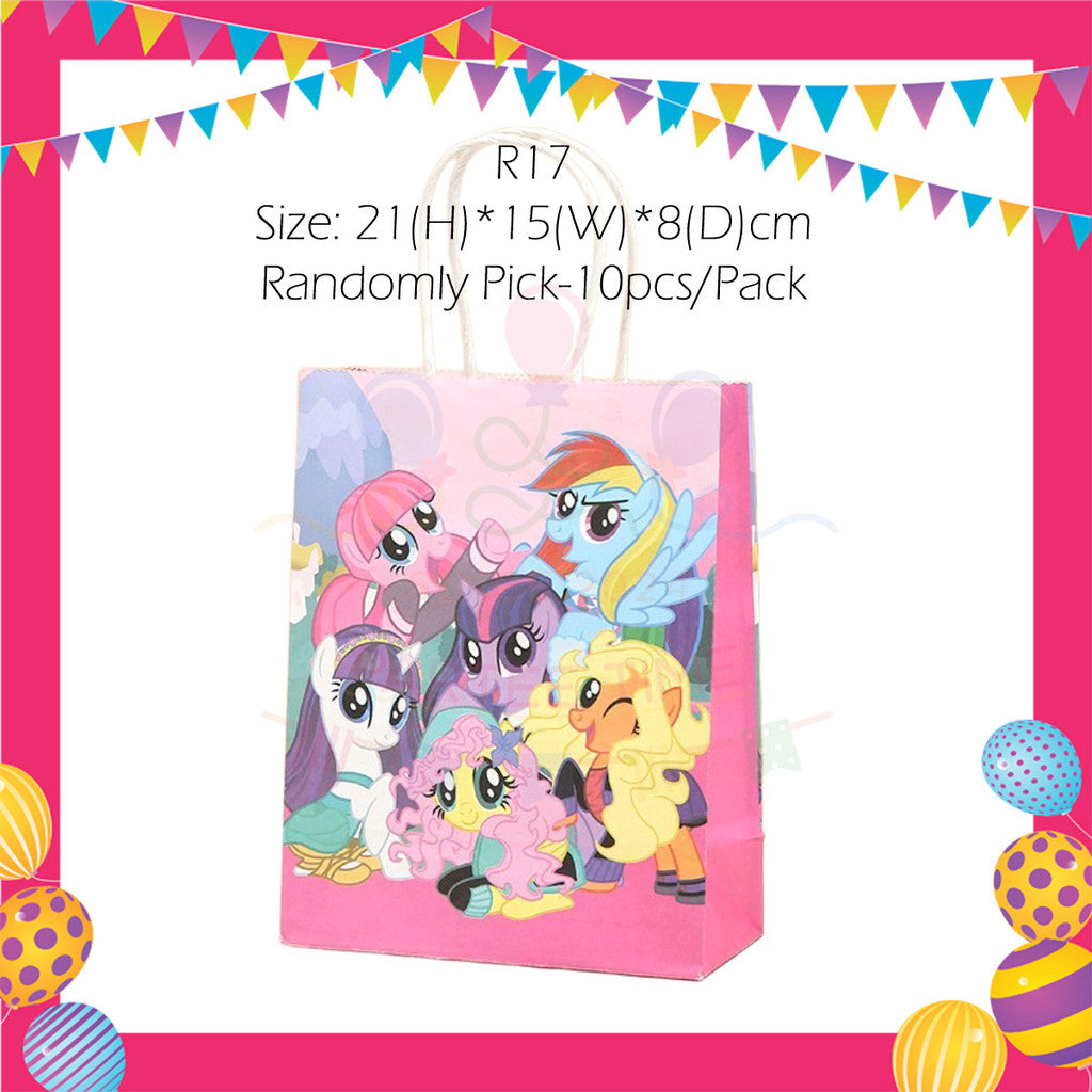ParteeTime Kids Birthday Party Celebration Decoration Set My Little Pony 4 in 1 Hiasan Majlis Sambutan Hari Jadi Kanak