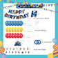 ParteeTime Kids Birthday Party Celebration Decoration Set New Sonic 4 in 1 Hiasan Majlis Sambutan Hari Jadi Kanak-Kanak